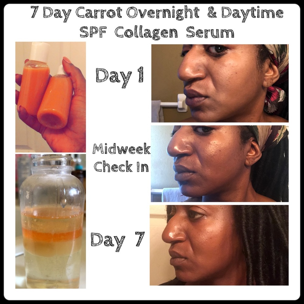 7 Day Carrot Overnight/Daytime SPF Collagen Serum